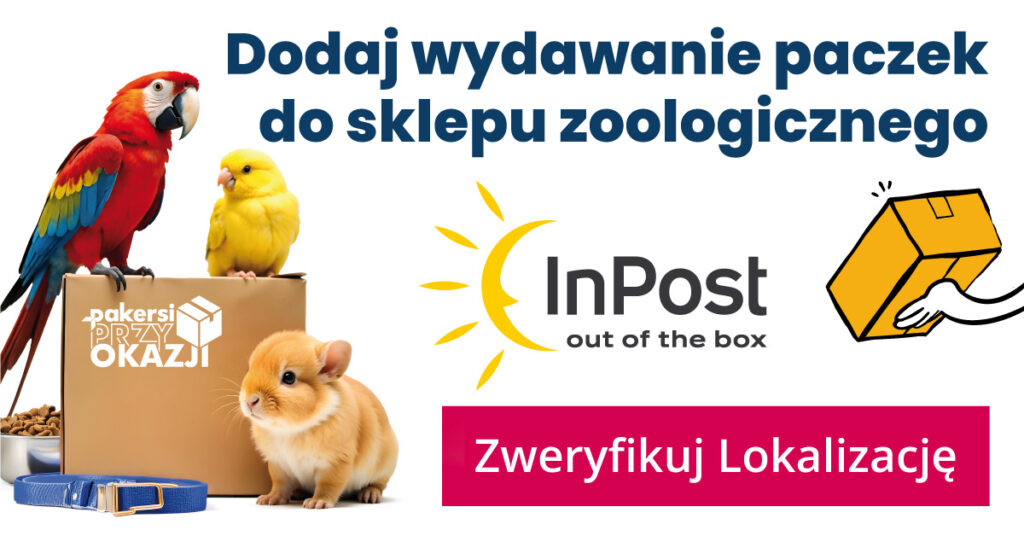 Dodaj wydawanie paczek do swojego sklepu zoologicznego