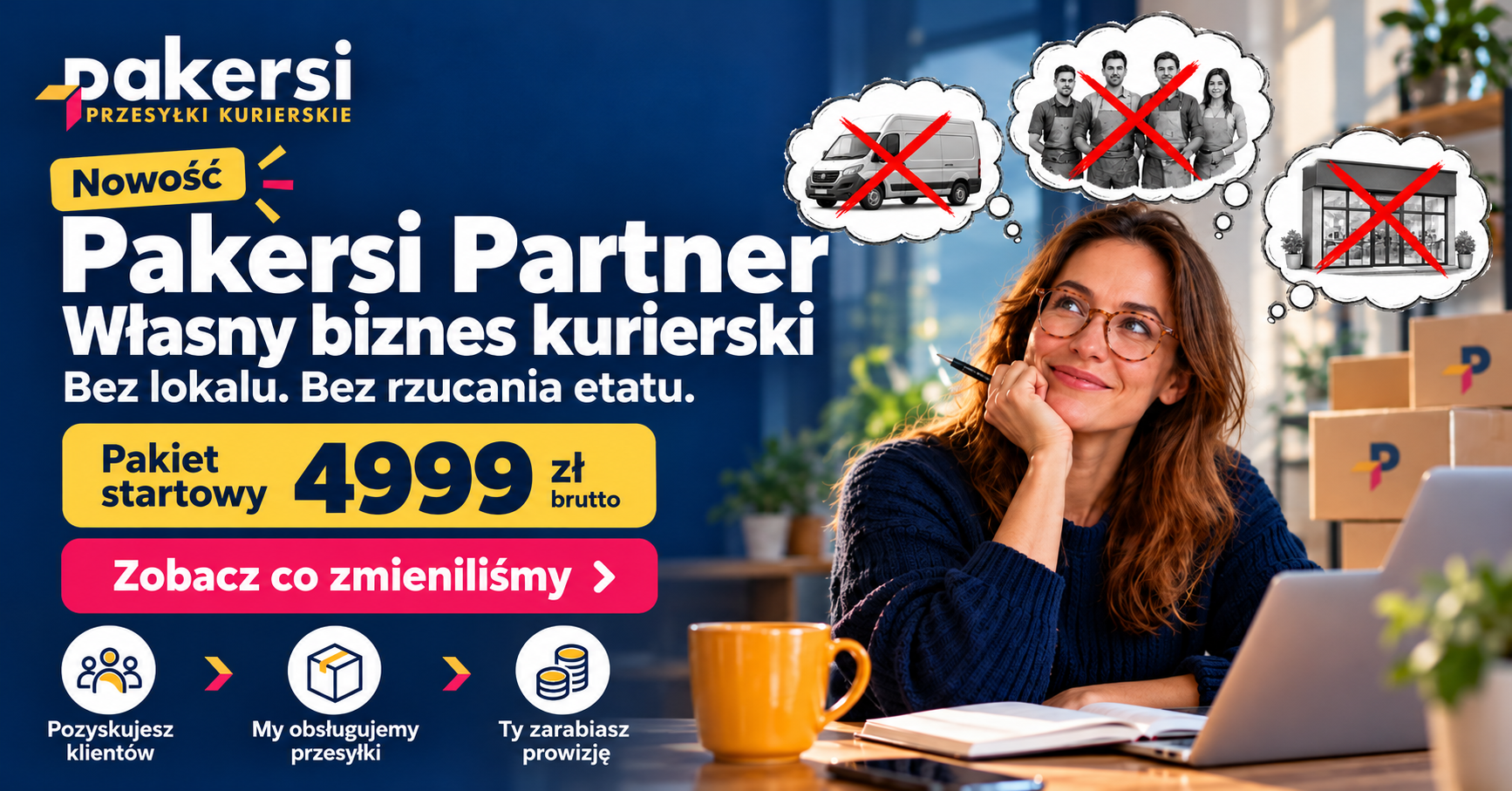 Chcesz zacząć biznes w branży kurierskiej? Wypróbuj Pakersi Partner